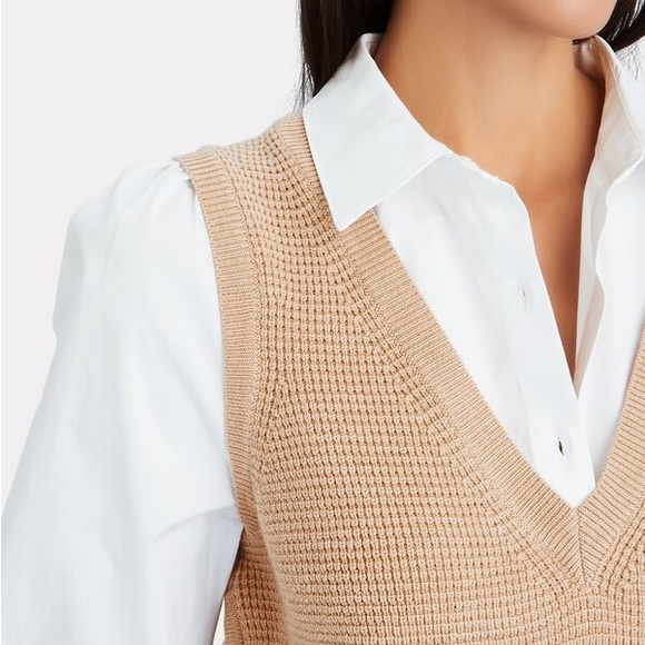 Veronica Beard Mixed Media Vest - Picture 11 of 13